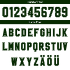 Benutzerdefinierter Weiß Grün Farbverlauf Basketball Jersey Uniform Anzug gedruckt Ihr Logo Name Nummer