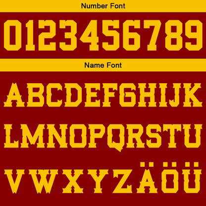 Benutzerdefinierter Rot Gelb Basketball Jersey Uniform Anzug gedruckt Ihr Logo Name Nummer