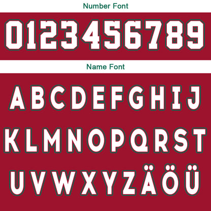 Benutzerdefinierte Rot Weiß Grün Reversible Basketball Jersey Personalisierte Drucken Name Nummer Logo