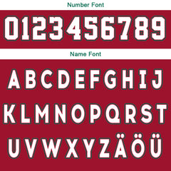 Benutzerdefinierte Rot Weiß Grün Reversible Basketball Jersey Personalisierte Drucken Name Nummer Logo