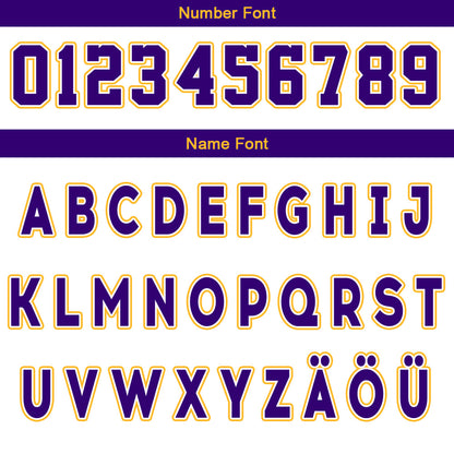 Benutzerdefinierte Weiß Lila Gelb Reversible Basketball Jersey Personalisierte Drucken Name Nummer Logo