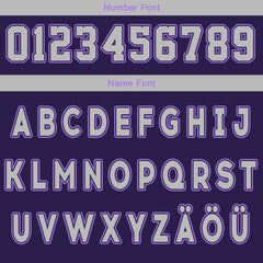 Benutzerdefinierte Lila Grau Reversible Basketball Jersey Personalisierte Drucken Name Nummer Logo