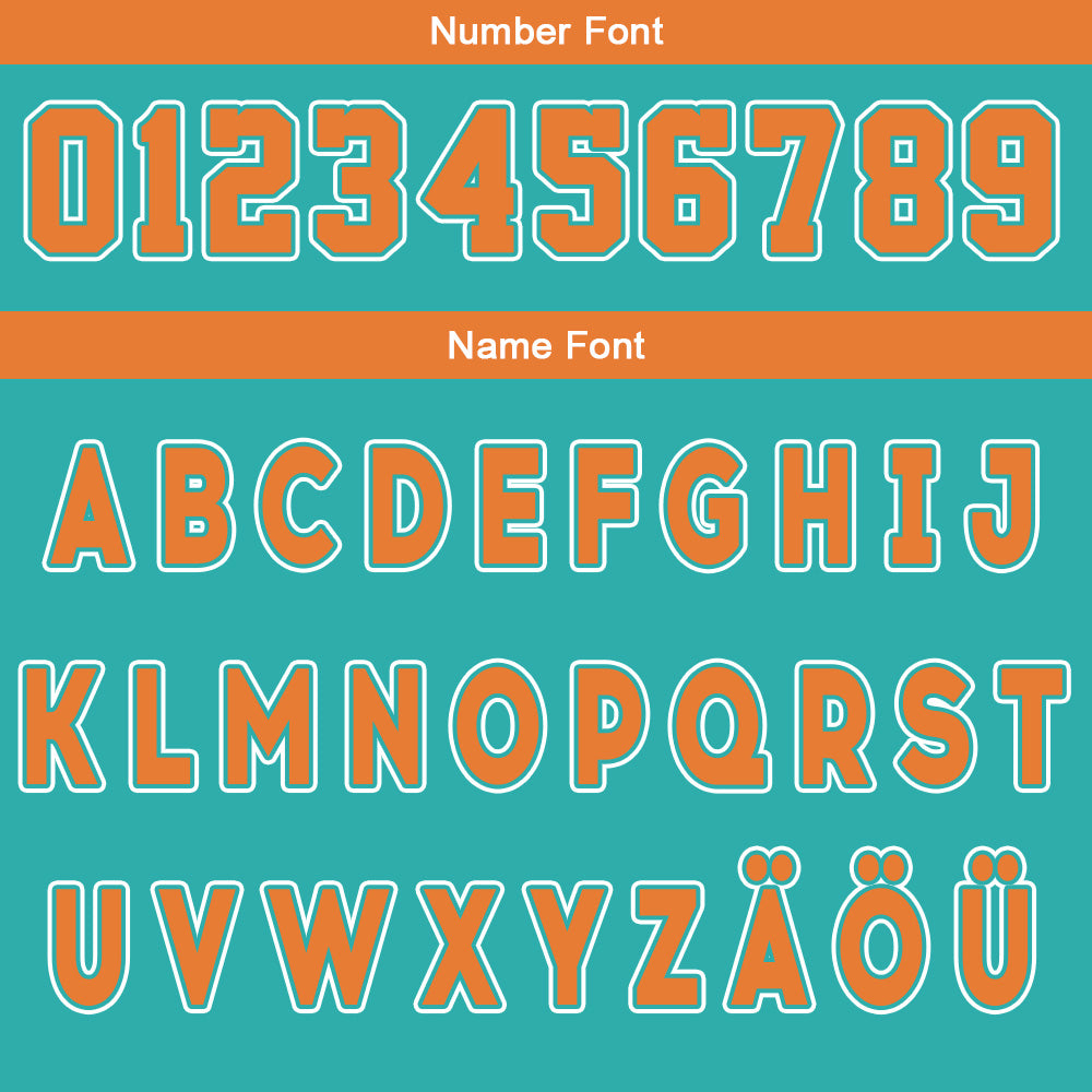 Benutzerdefinierte Cyan Orange Reversible Basketball Jersey Personalisierte Drucken Name Nummer Logo