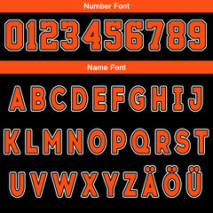 Benutzerdefinierte Schwarz Orange Reversible Basketball Jersey Personalisierte Drucken Name Nummer Logo