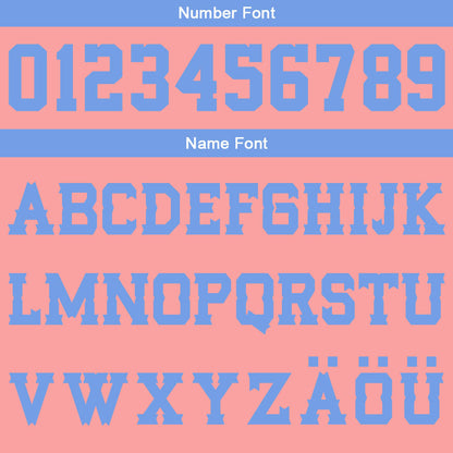 Benutzerdefinierter Pink Blau Basketball Jersey Uniform Anzug gedruckt Ihr Logo Name Nummer