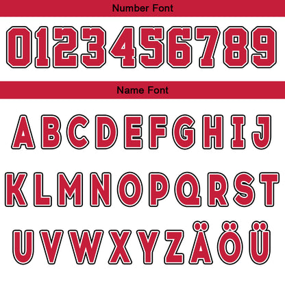 Benutzerdefinierte Weiß Rot Reversible Basketball Jersey Personalisierte Drucken Name Nummer Logo