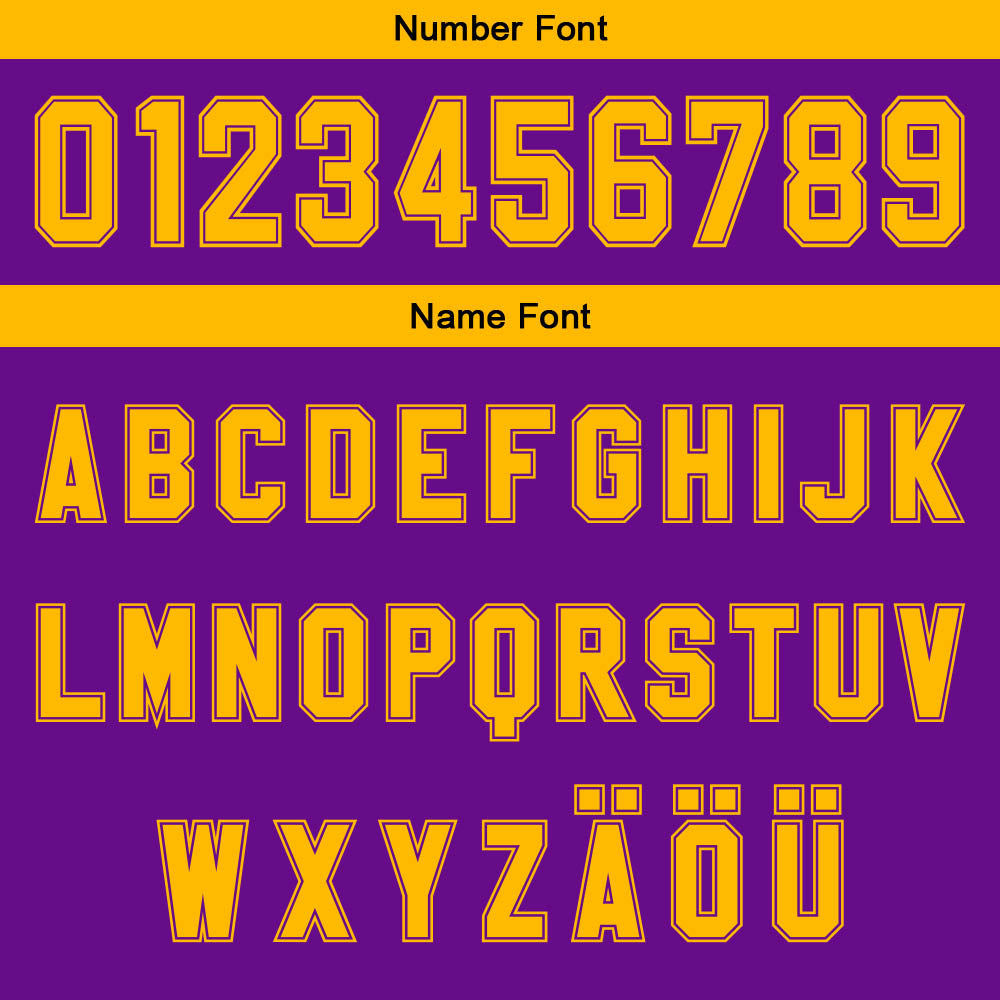 Benutzerdefinierter Lila Gelb Farbverlauf Basketball Jersey Uniform Anzug gedruckt Ihr Logo Name Nummer