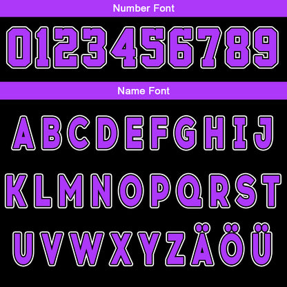 Benutzerdefinierte Schwarz Neon Lila Reversible Basketball Jersey Personalisierte Drucken Name Nummer Logo