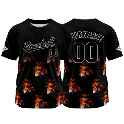 Benutzerdefiniert Schwarz Baseball Uniformen Drucken für Jungs Mädchen und Kinder Machen Ihr Team Mehr Vielfältig