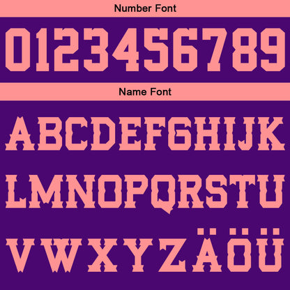 Benutzerdefinierter Lila Pink Basketball Jersey Uniform Anzug gedruckt Ihr Logo Name Nummer