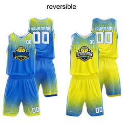 Benutzerdefinierter Reversible Basketballanzug für Erwachsene und Kinder Personalisiertes Trikot