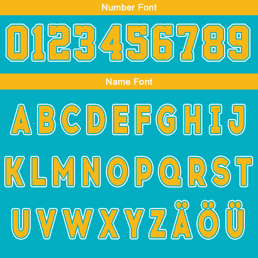 Benutzerdefinierte Cyan Gelb Reversible Basketball Jersey Personalisierte Drucken Name Nummer Logo