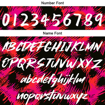 Benutzerdefinierter Basketball Jersey Uniform Anzug gedruckt Ihr Logo Name Nummer Rosa Leopardenmuster