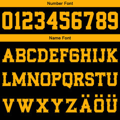 Benutzerdefinierter Schwarz Gelb Basketball Jersey Uniform Anzug gedruckt Ihr Logo Name Nummer