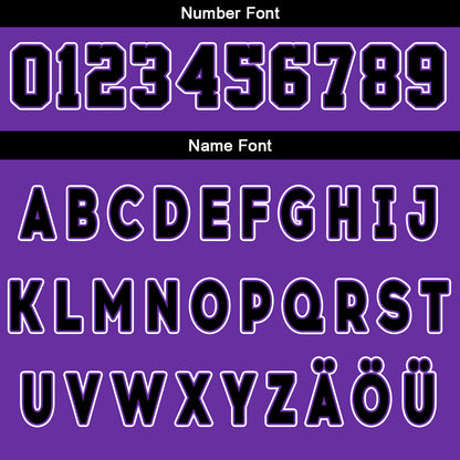 Benutzerdefinierte Lila Schwarz Reversible Basketball Jersey Personalisierte Drucken Name Nummer Logo
