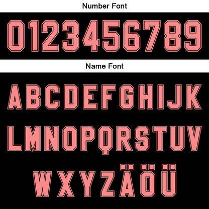 Benutzerdefinierter Schwarz Rosa Farbverlauf Basketball Jersey Uniform Anzug gedruckt Ihr Logo Name Nummer