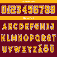 Benutzerdefinierte Rot Gelb Reversible Basketball Jersey Personalisierte Drucken Name Nummer Logo