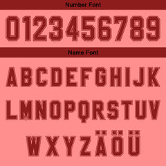 Benutzerdefinierter Rosa Rot Farbverlauf Basketball Jersey Uniform Anzug gedruckt Ihr Logo Name Nummer