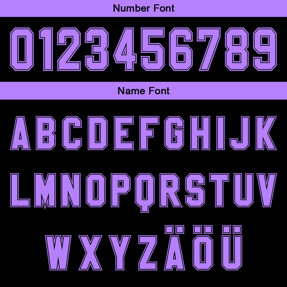 Benutzerdefinierter Schwarz Lila Farbverlauf Basketball Jersey Uniform Anzug gedruckt Ihr Logo Name Nummer
