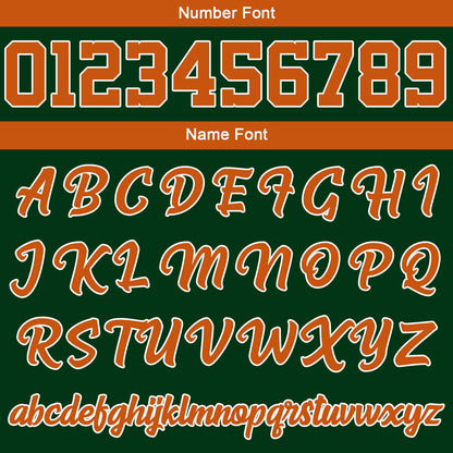 Benutzerdefinierte Varsity-Jacke. Letterman-Jacke für Männer, Frauen und Jugendliche Drak Grün Orange
