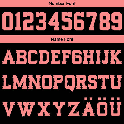 Benutzerdefinierter Schwarz Pink Basketball Jersey Uniform Anzug gedruckt Ihr Logo Name Nummer