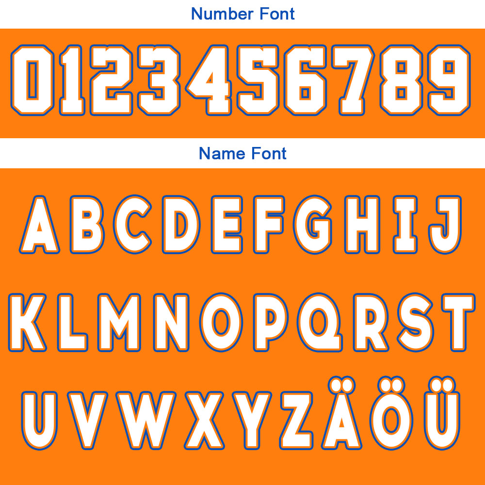 Benutzerdefinierte Orange Weiß Blau Reversible Basketball Jersey Personalisierte Drucken Name Nummer Logo