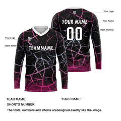 Kundenspezifisches Rose Basketball Fußball Schießen langes T-Shirt für Erwachsene und Kinder