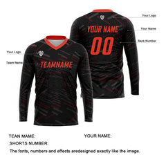 Kundenspezifisches Rot Weiß Basketball Fußball Schießen langes T-Shirt für Erwachsene und Kinder