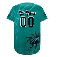 Benutzerdefiniert Grün Schwarz Personalisierter Baseball Jersey mit Farbverlauf Team Uniform mit Namen und Nummer