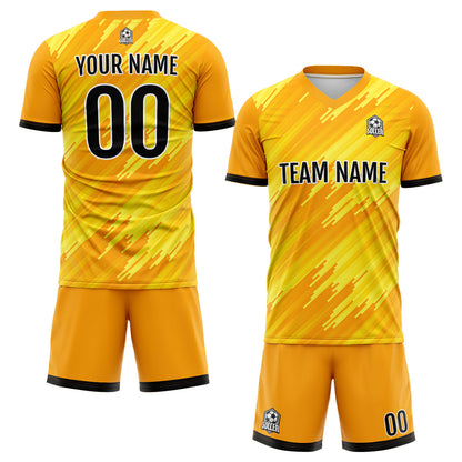 Benutzerdefinierte Orange Fußball Trikots für Männer Frauen Personalisierte Fußball Uniformen für Erwachsene und Kind