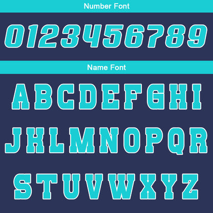 Benutzerdefinierte Marine Cyan Reversible Basketball Jersey Personalisierte Drucken Name Nummer Logo