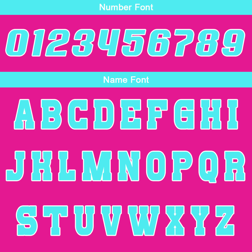 Benutzerdefinierte Rosa Cyan Reversible Basketball Jersey Personalisierte Drucken Name Nummer Logo