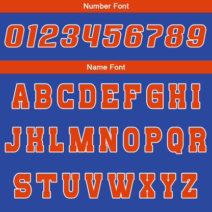 Benutzerdefinierte Blau Orange Reversible Basketball Jersey Personalisierte Drucken Name Nummer Logo