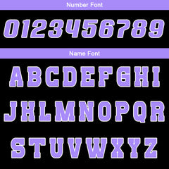 Benutzerdefinierte Schwarz Lichtlila Reversible Basketball Jersey Personalisierte Drucken Name Nummer Logo