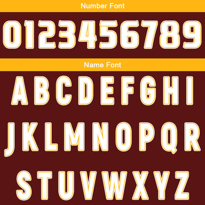 Benutzerdefinierte Braun Gelb Reversible Basketball Jersey Personalisierte Drucken Name Nummer Logo