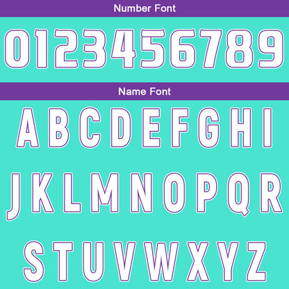 Benutzerdefinierte Cyan Lila Reversible Basketball Jersey Personalisierte Drucken Name Nummer Logo