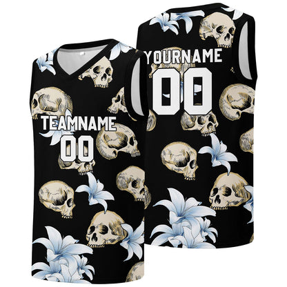 Individuelle Basketball-Jersey für Männer und Frauen. Gestickter und gedruckter Name, Nummer und Logo