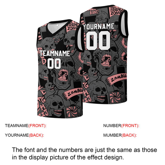 Individuelle Basketball-Jersey für Männer und Frauen. Gestickter und gedruckter Name, Nummer und Logo