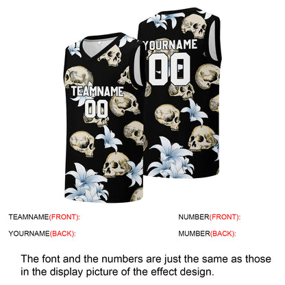 Individuelle Basketball-Jersey für Männer und Frauen. Gestickter und gedruckter Name, Nummer und Logo