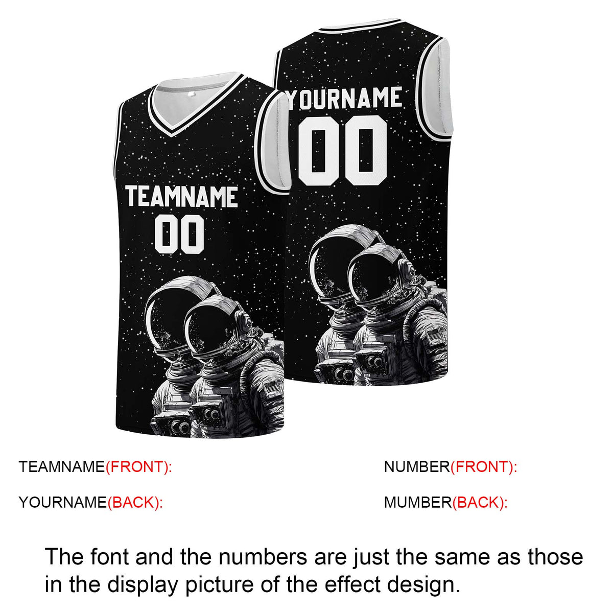 Individuelle Basketball-Jersey für Männer und Frauen. Gestickter und gedruckter Name, Nummer und Logo