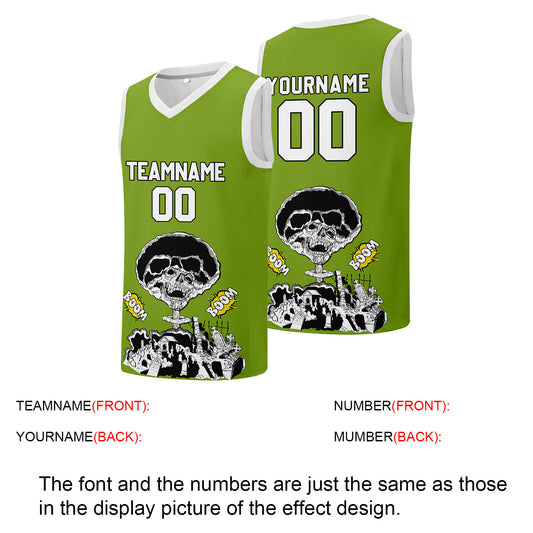 Individuelle Basketball-Jersey für Männer und Frauen. Gestickter und gedruckter Name, Nummer und Logo
