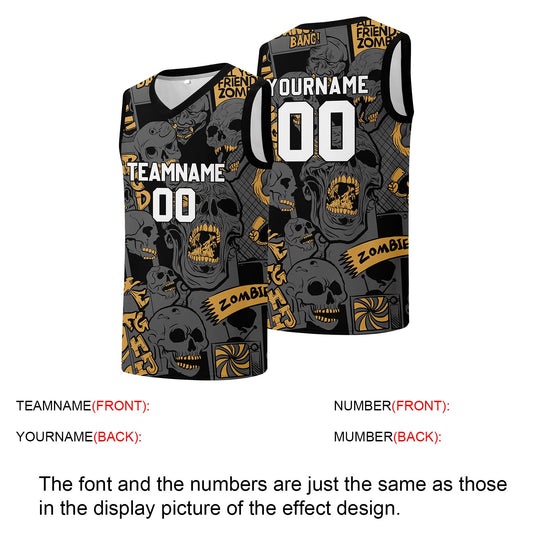 Individuelle Basketball-Jersey für Männer und Frauen. Gestickter und gedruckter Name, Nummer und Logo