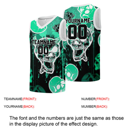 Individuelle Basketball-Jersey für Männer und Frauen. Gestickter und gedruckter Name, Nummer und Logo