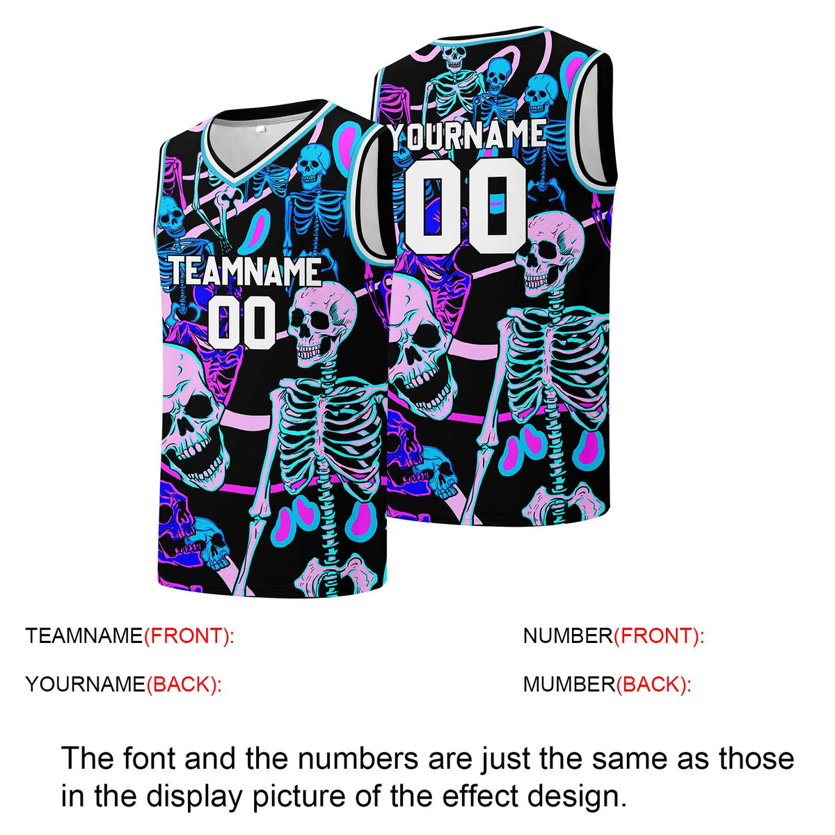 Individuelle Basketball-Jersey für Männer und Frauen. Gestickter und gedruckter Name, Nummer und Logo