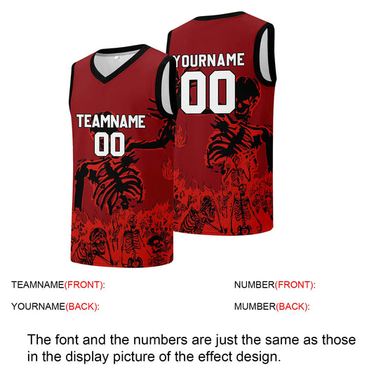 Individuelle Basketball-Jersey für Männer und Frauen. Gestickter und gedruckter Name, Nummer und Logo