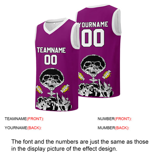 Individuelle Basketball-Jersey für Männer und Frauen. Gestickter und gedruckter Name, Nummer und Logo