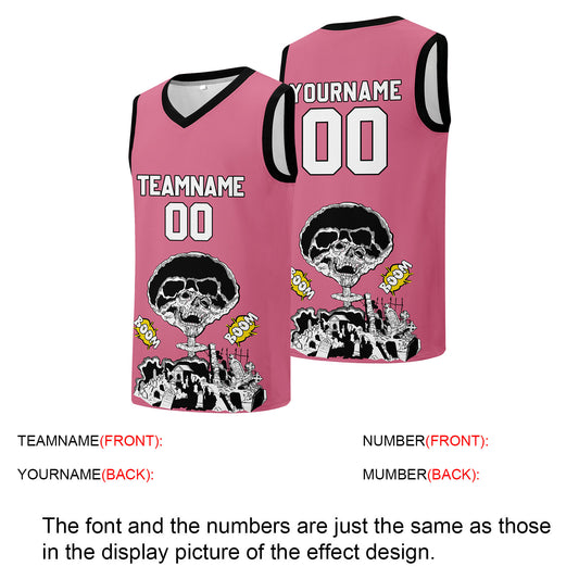 Individuelle Basketball-Jersey für Männer und Frauen. Gestickter und gedruckter Name, Nummer und Logo