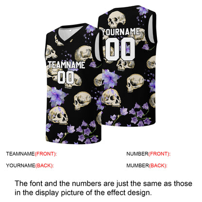 Individuelle Basketball-Jersey für Männer und Frauen. Gestickter und gedruckter Name, Nummer und Logo