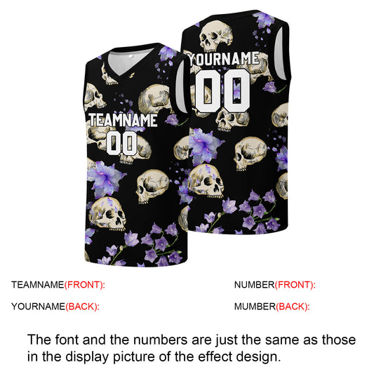 Individuelle Basketball-Jersey für Männer und Frauen. Gestickter und gedruckter Name, Nummer und Logo