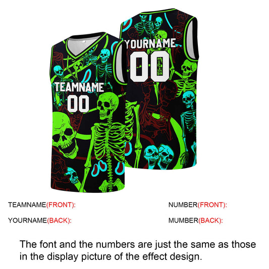Individuelle Basketball-Jersey für Männer und Frauen. Gestickter und gedruckter Name, Nummer und Logo